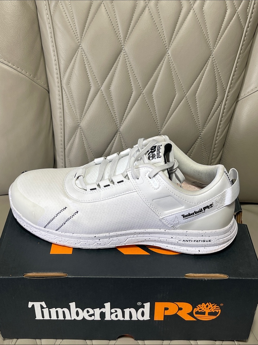 Timberland PRO White Low-Top Work Sneaker